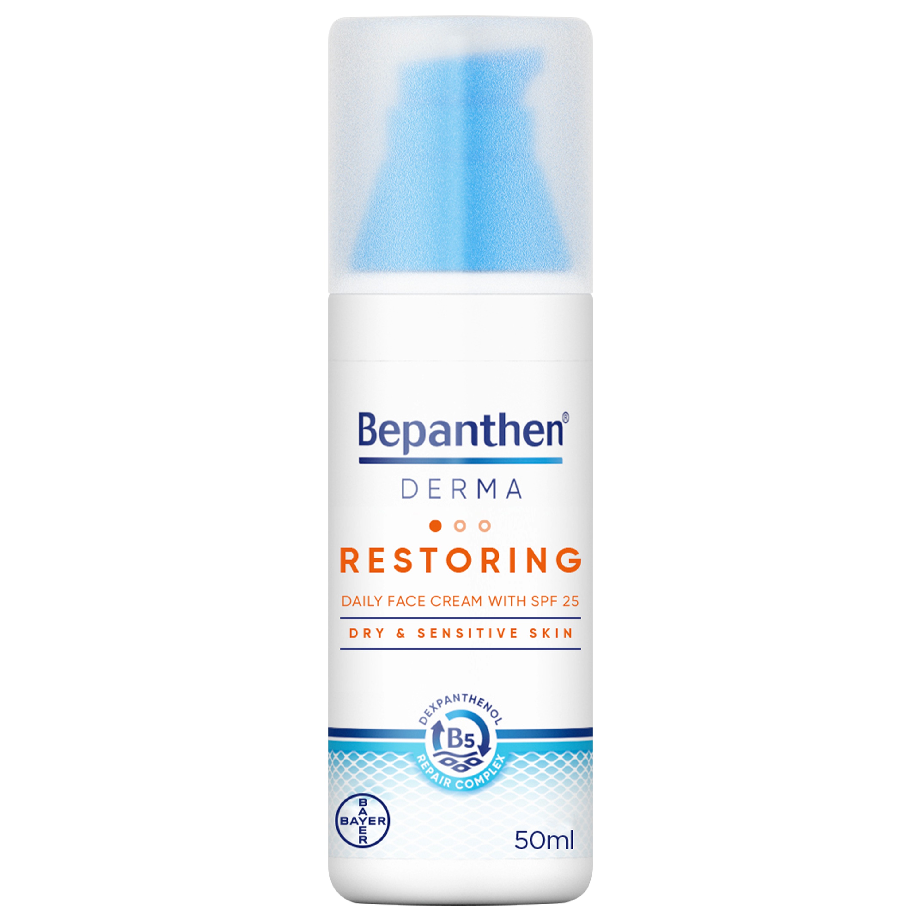 Product Image for Bepanthen® DERMA Restoring Daily Face Cream with SPF25 50ml