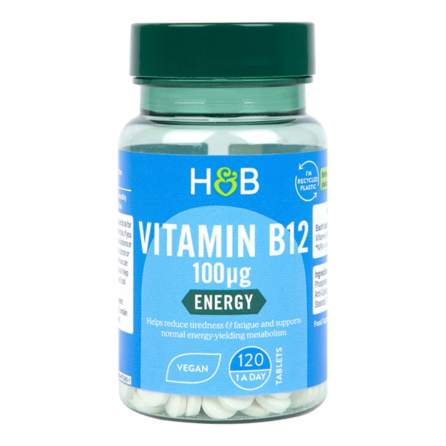 Product Image for Holland & Barrett Vitamin B12 100ug 120 Tablets