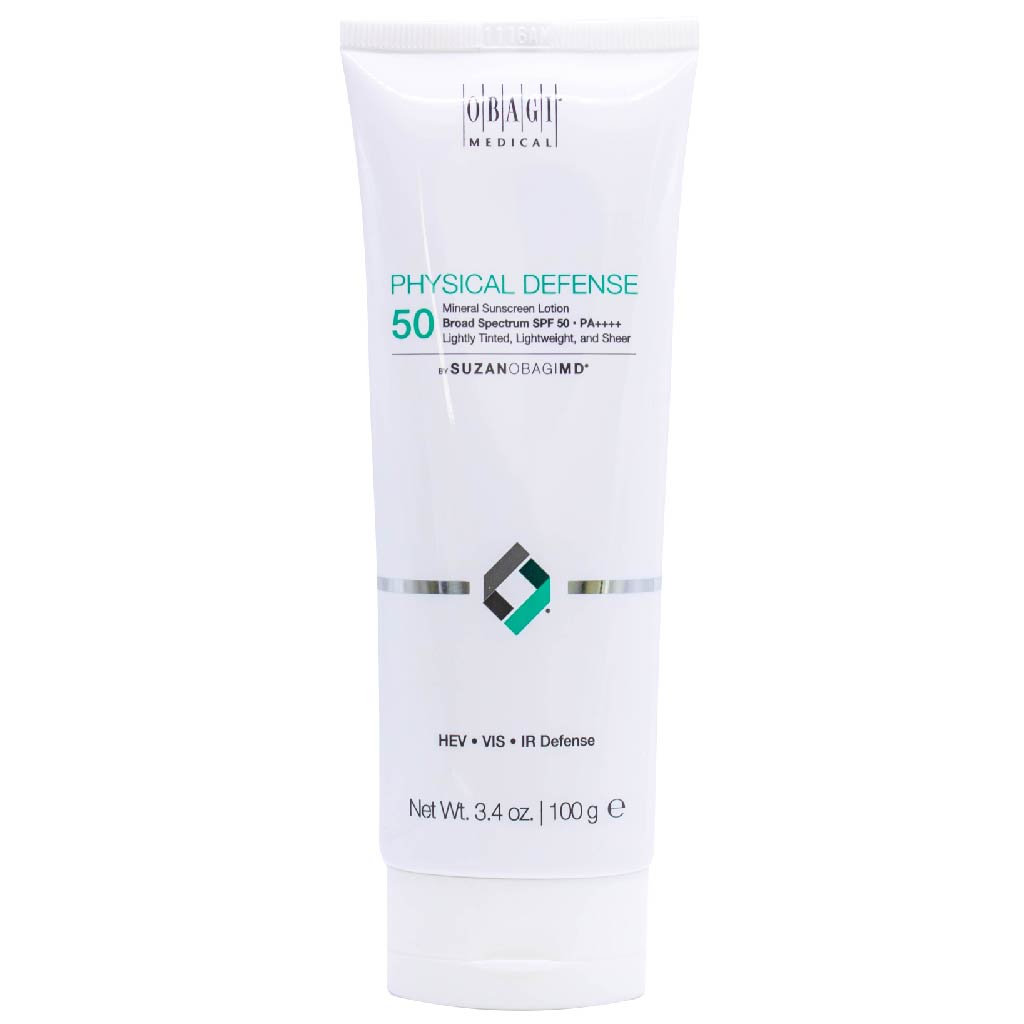 Obagi Medical Suzanobagimd Physical Defense Broad Spectrum Mineral Sunscreen, SPF 50 - 3.4oz 
