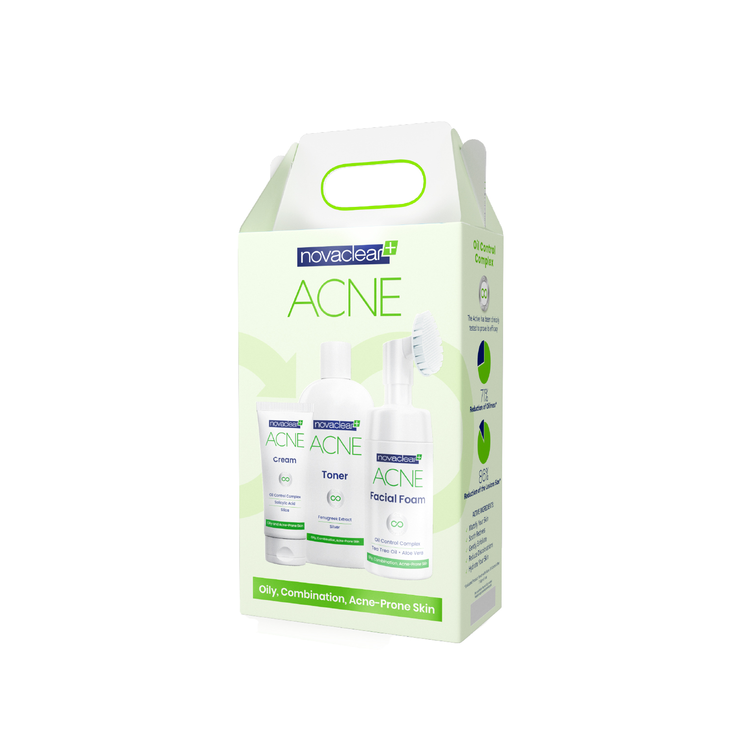 Product Image for Novaclear Acnekit (Facial Foam 100ml