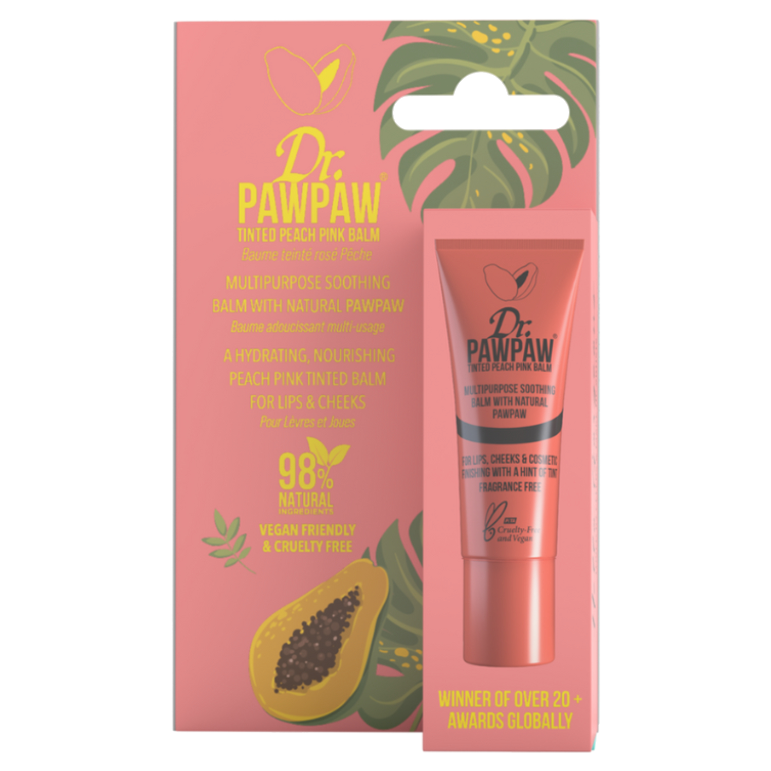 Product Image for Dr. Pawpaw Tinted Peach Pink Balm 10ml