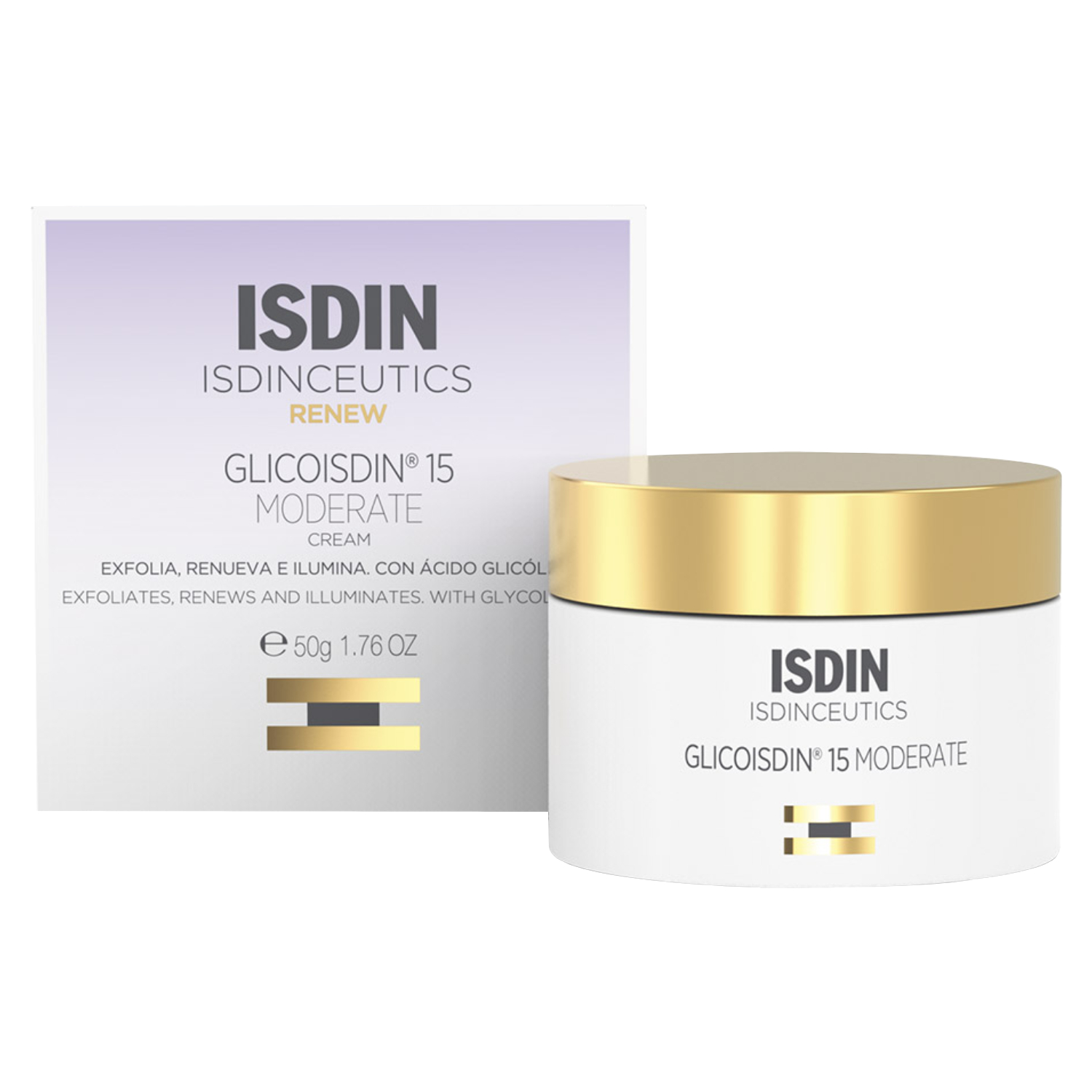 Product Image for Isdin glicoisdin 15  Moderate Cream 50ml