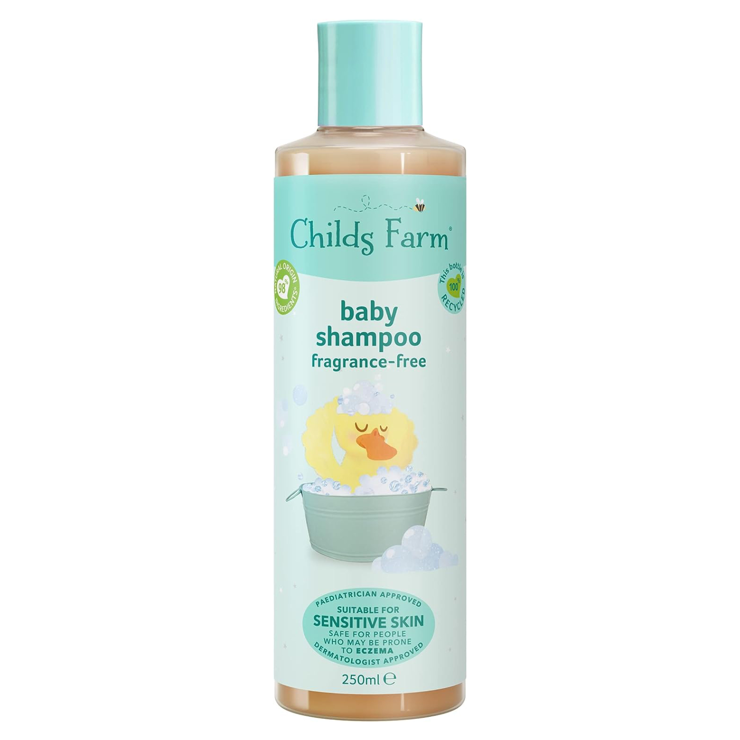 Product Image for Childs Farm Baby Shampoo, unfragranced 250ml