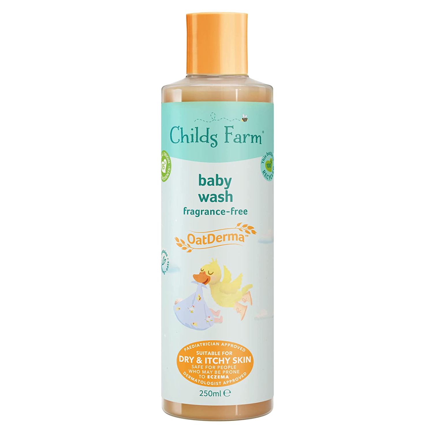 Product Image for Childs Farm OatDerma Baby Wash - Fragrance-Free 250ml