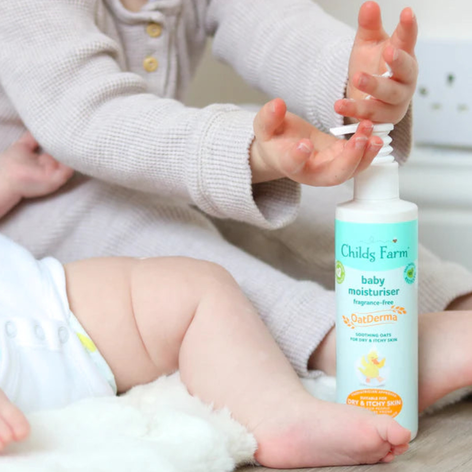 Buy Childs Farm OatDerma Baby Moisturiser, Fragrance-Free 250ml - Main Image