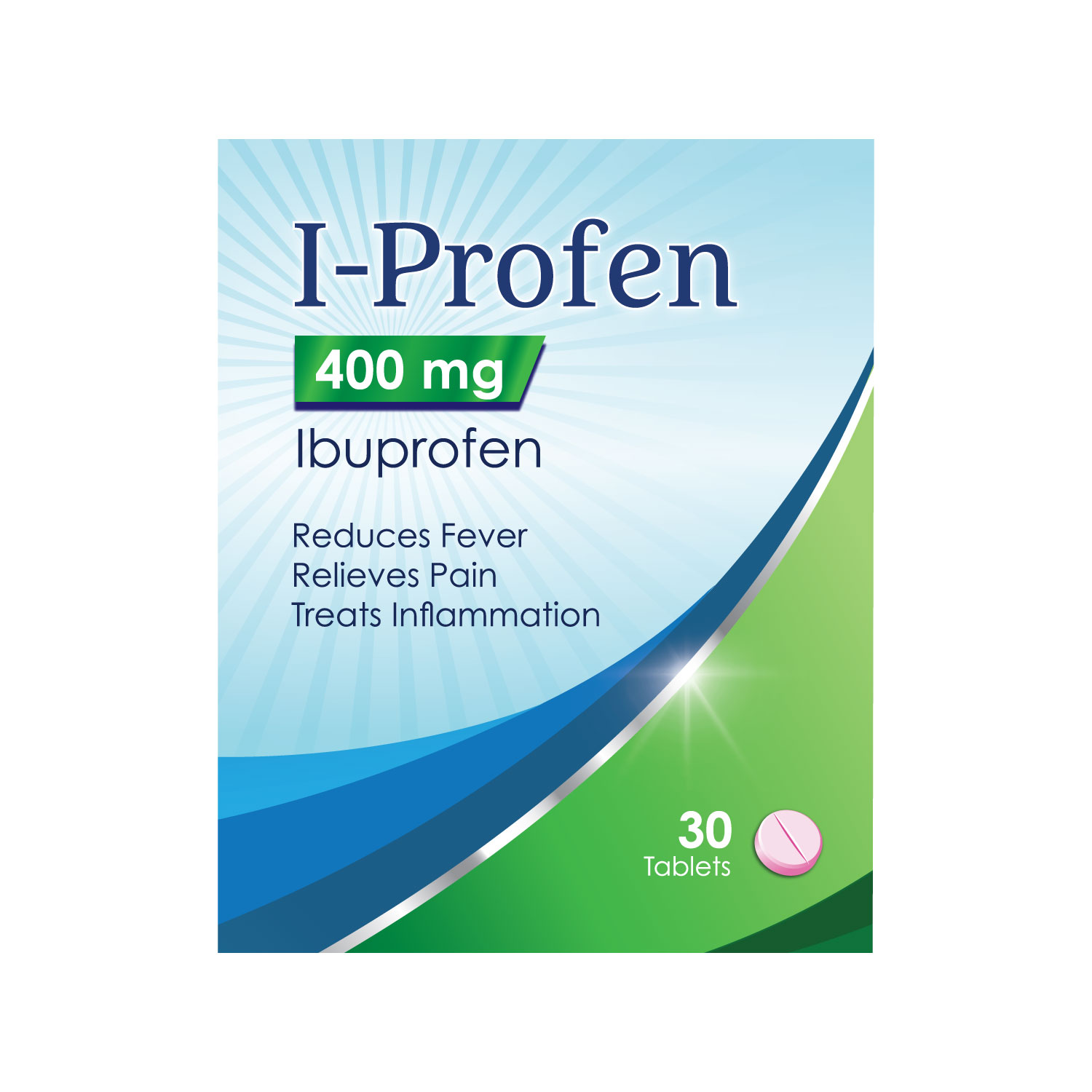 Product Image for I - Profen - 400 mg Film Coated Tablets 30's