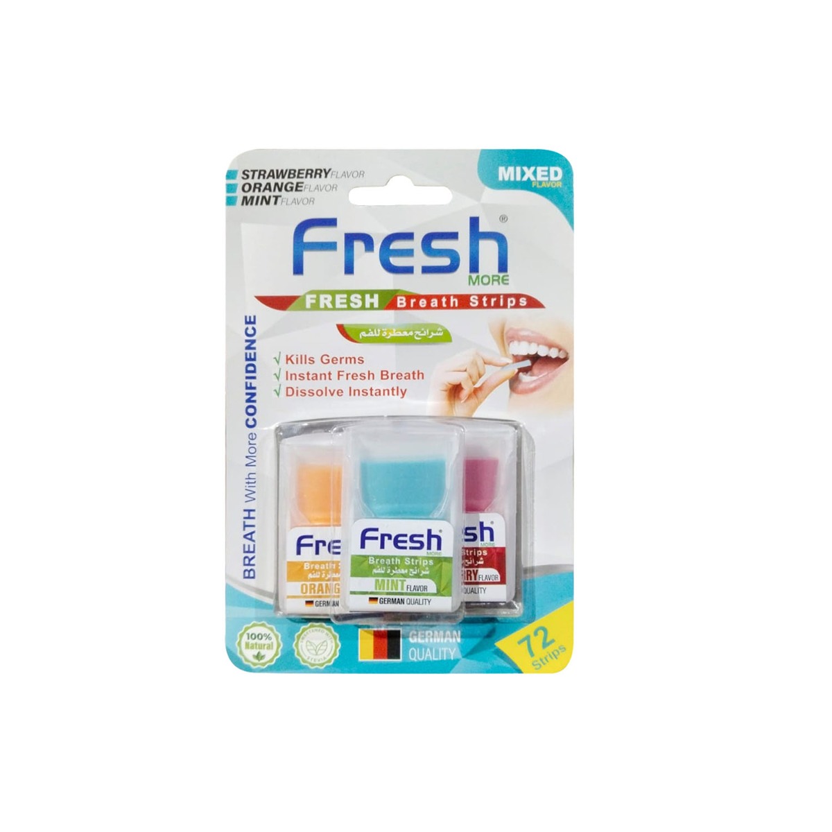 Fresh Breath Strips 72'S