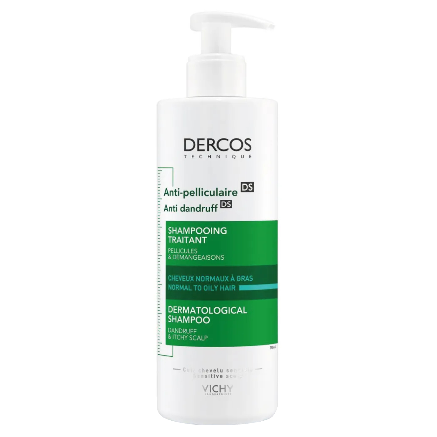 Vichy Dercos Anti Dandruff Shampoo For Normal to Oily hair 390ml