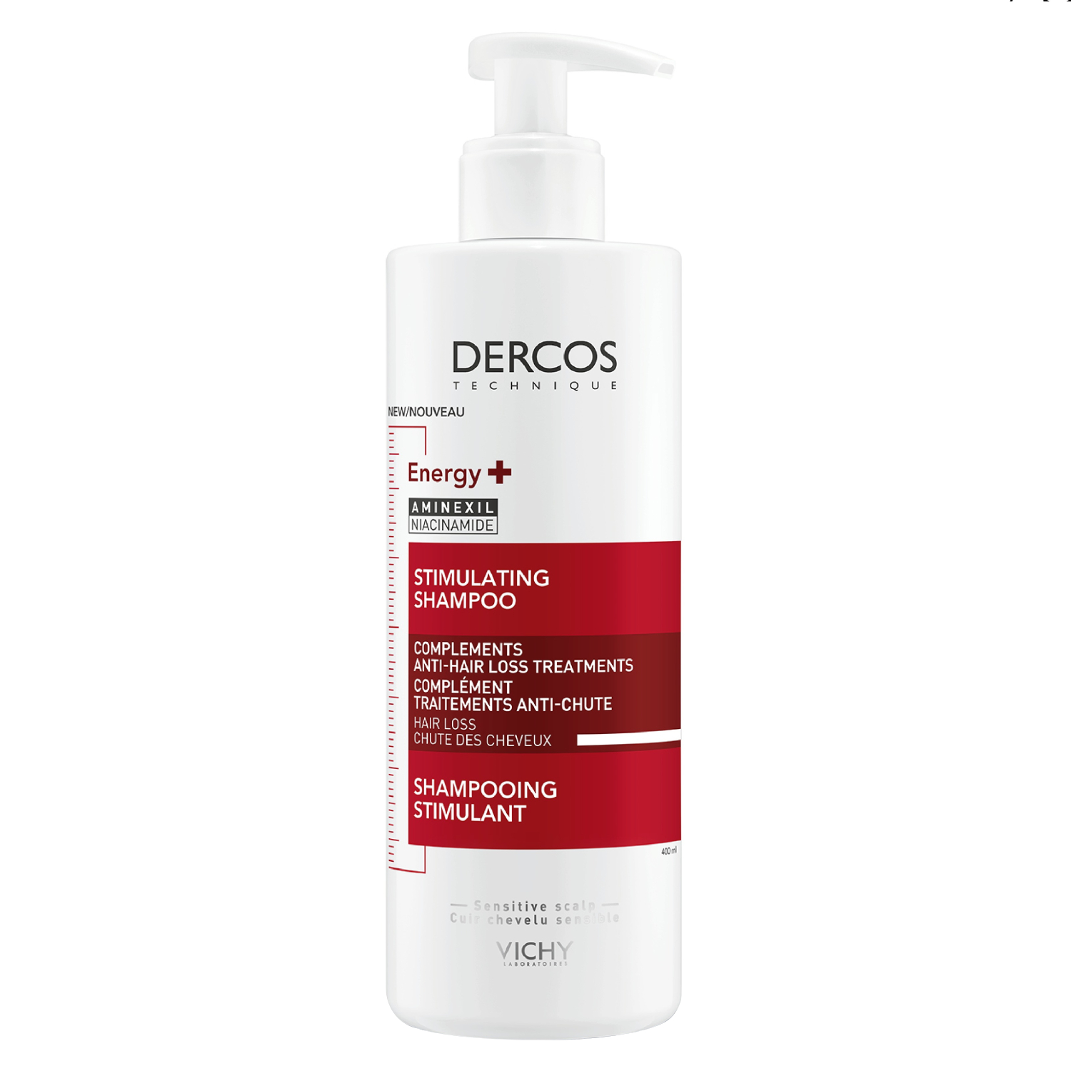 Vichy Dercos Energy + Stimulating And Anti Hair Loss Shampoo With Aminexil 400ml