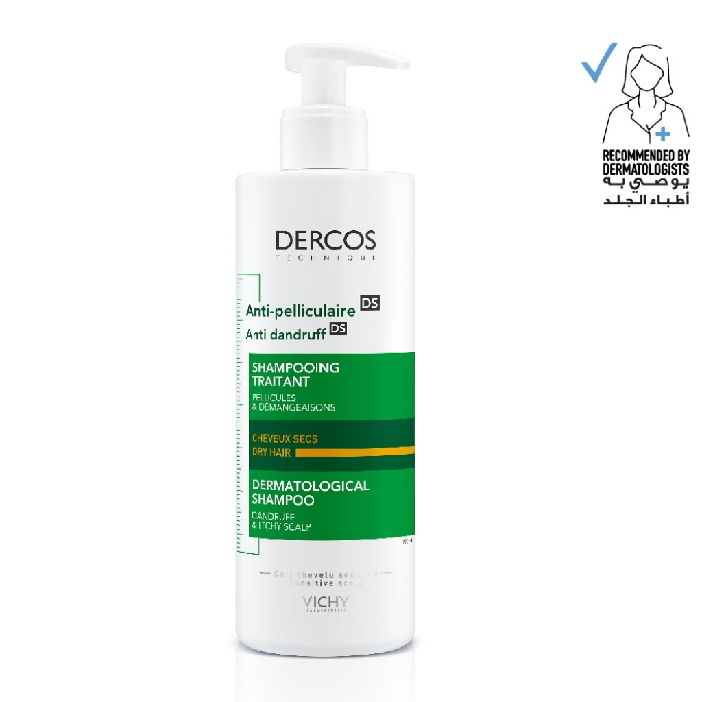 Vichy Dercos Anti Dandruff Shampoo For Dry Hair 390Ml