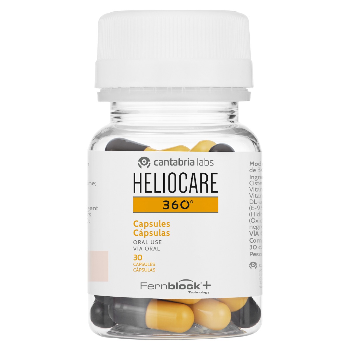 Heliocare 360 Oral Capsules, Antioxidant Supplement, Pack of 30's