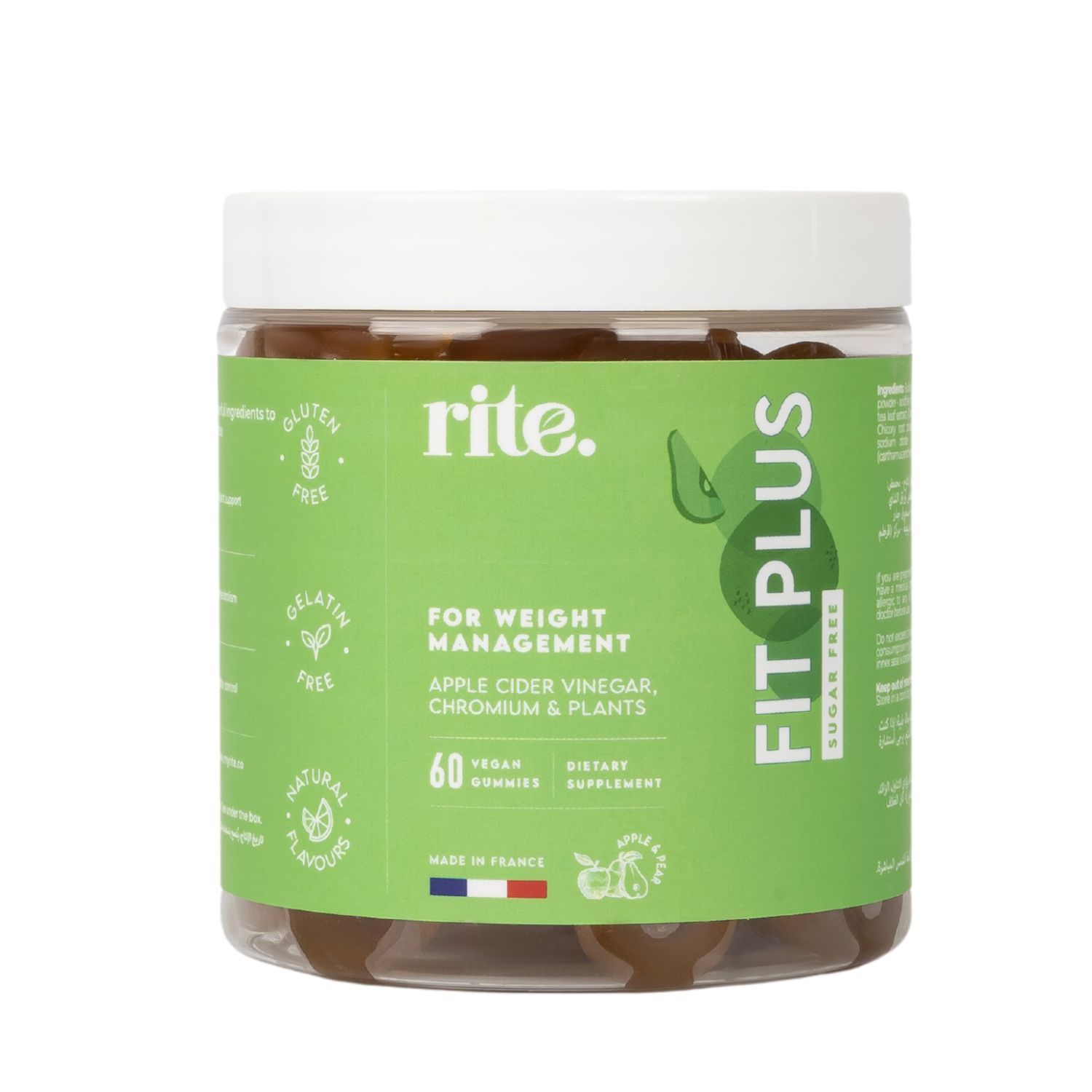 Buy Rite Fit Plus Gummies For Weight Management, Pack of 60's Online in ...