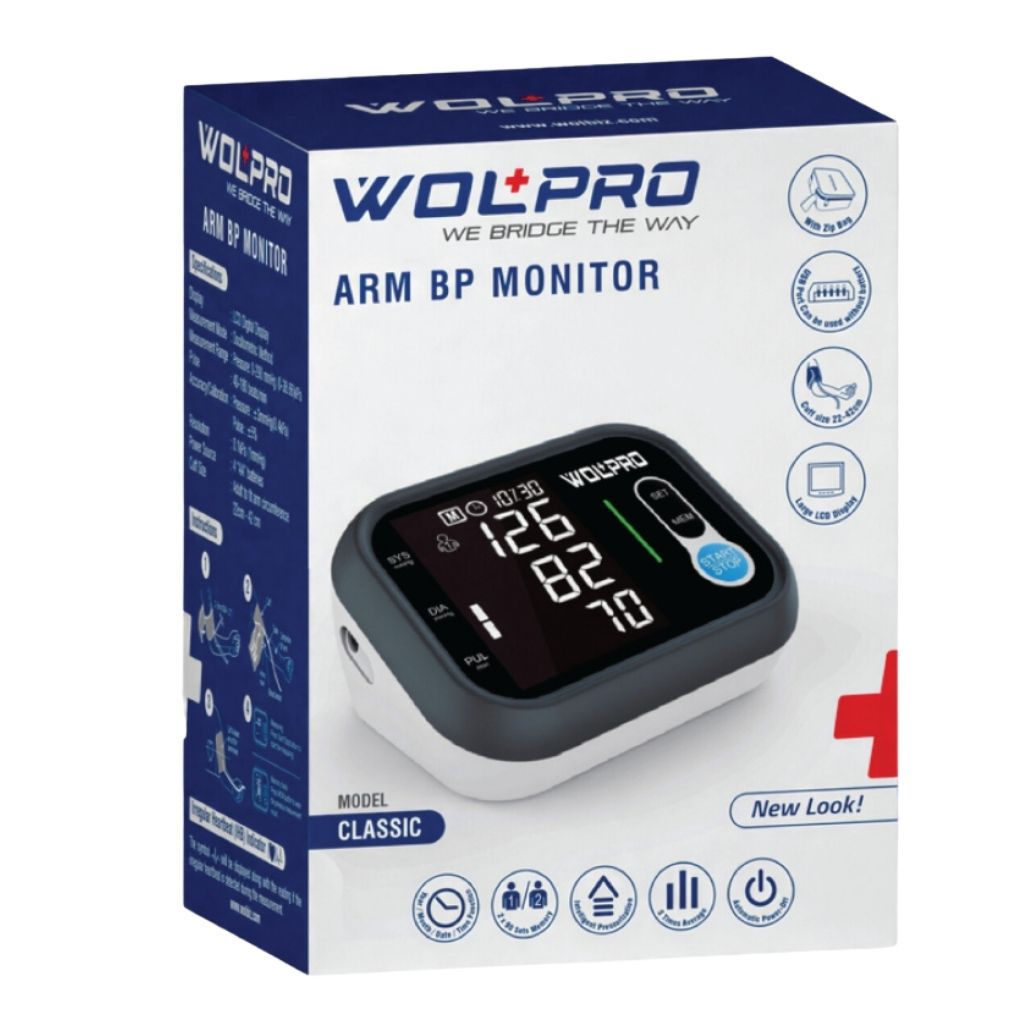 Product Image for Wolpro Arm Blood Pressure Monitor With Advanced Afib & Stroke Risk Detection