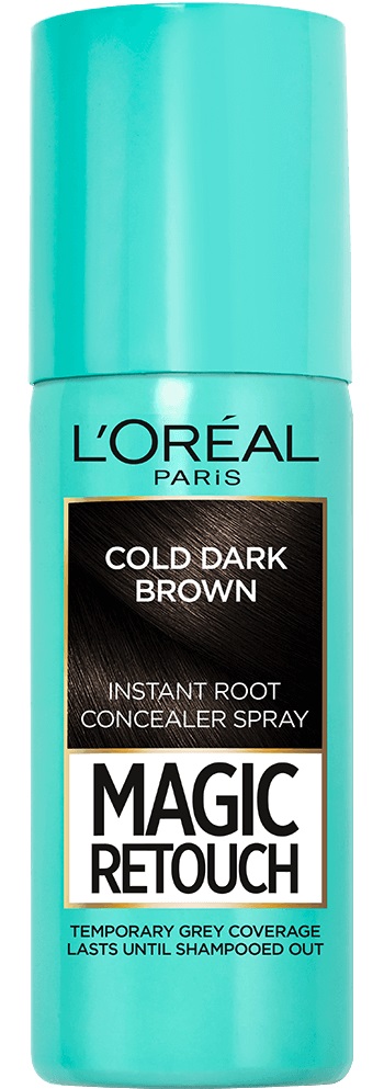 L'Oreal Paris Magic Retouch Instant Root Concealer Spray, 8 Cold Brown