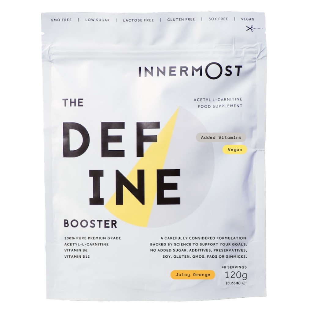 Innermost The Define Booster Acetyl-L-Carnitine Powder, Juicy Orange 120g