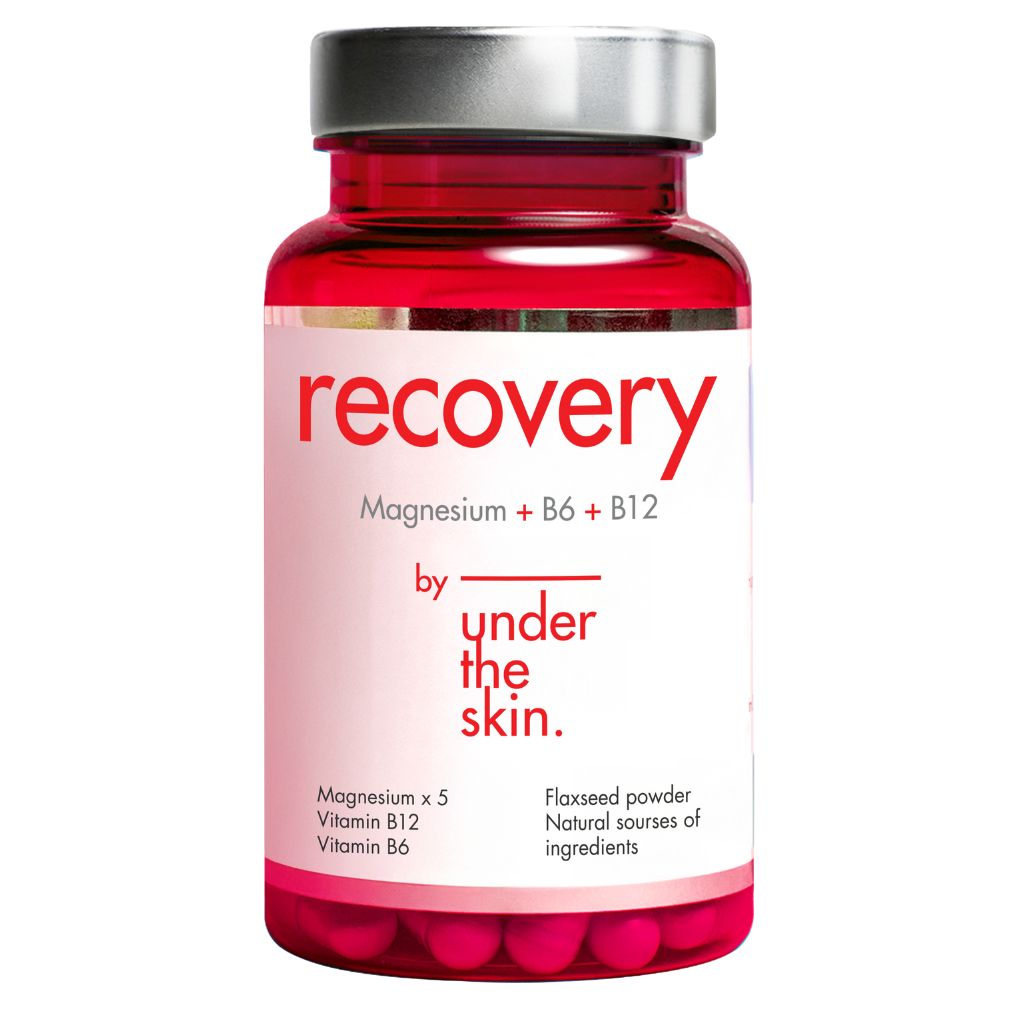 أندر ذا سكين - ريكافري (مغنيسيوم) + بذور الكتان ٦٠ كبسولة