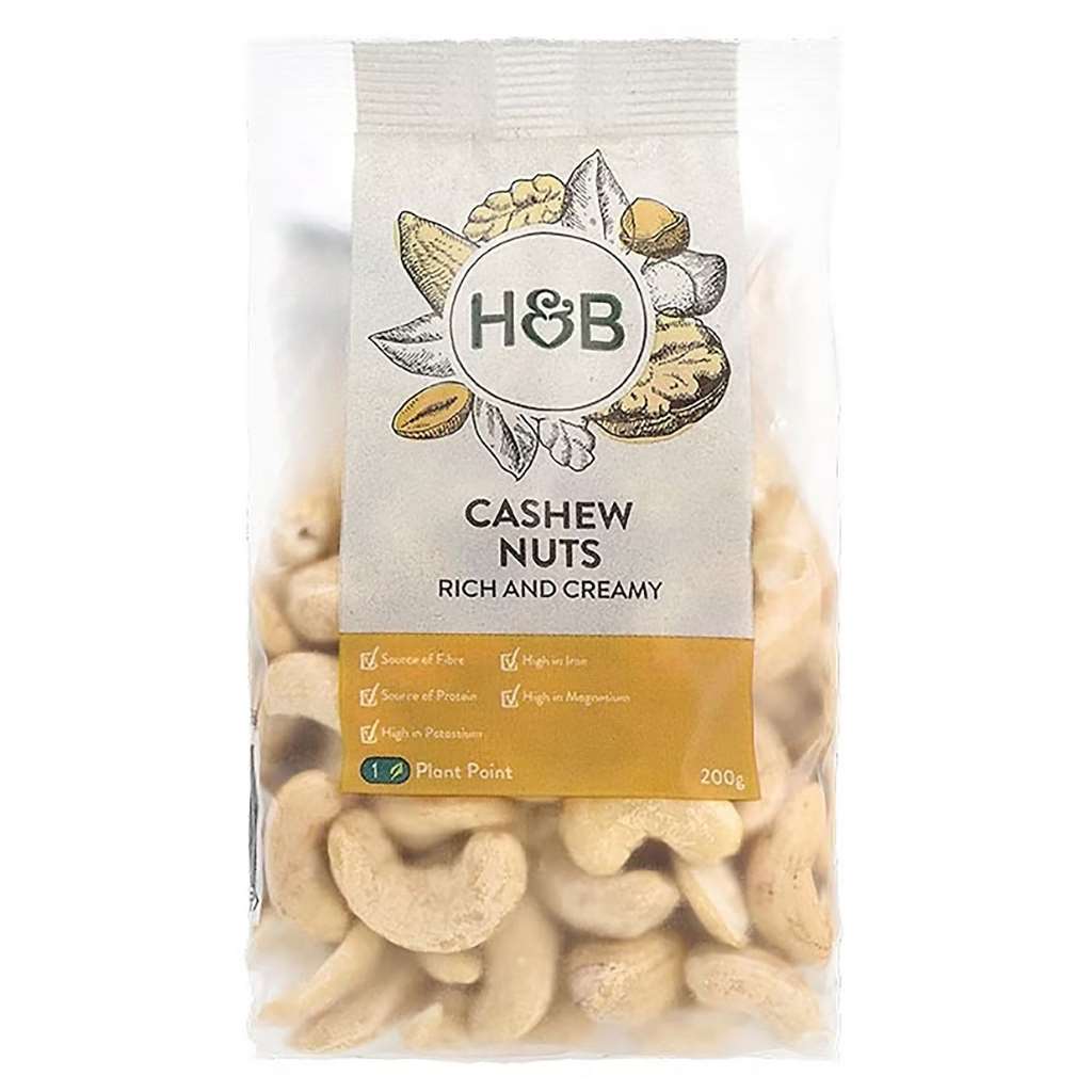 H&B Cashew Nuts 200g