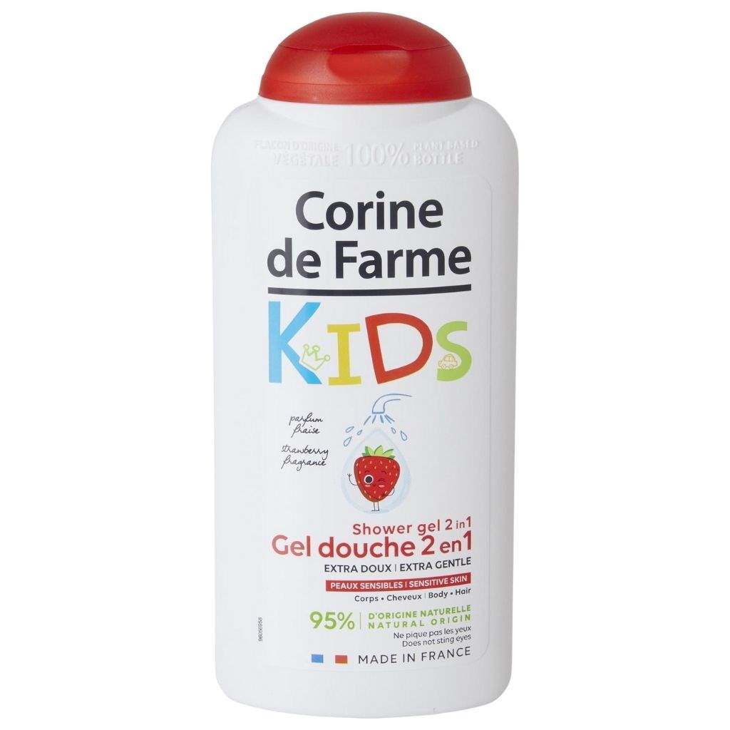 Corine de Farme 2 In 1 Hair & Body Shower Gel, Strawberry 300ml