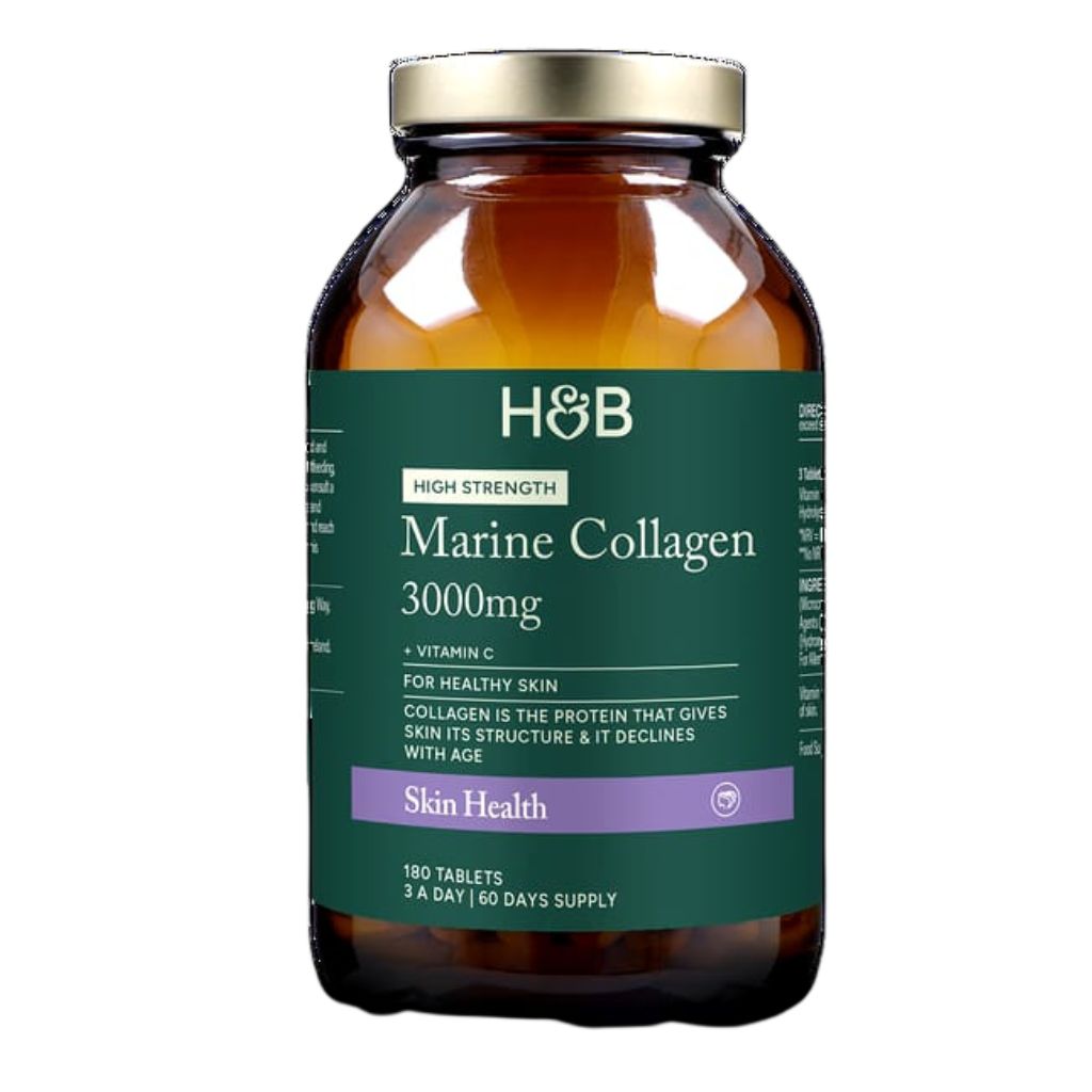 H&B HS Marine Collagen 3000mg with Vitamin C Tab 180S