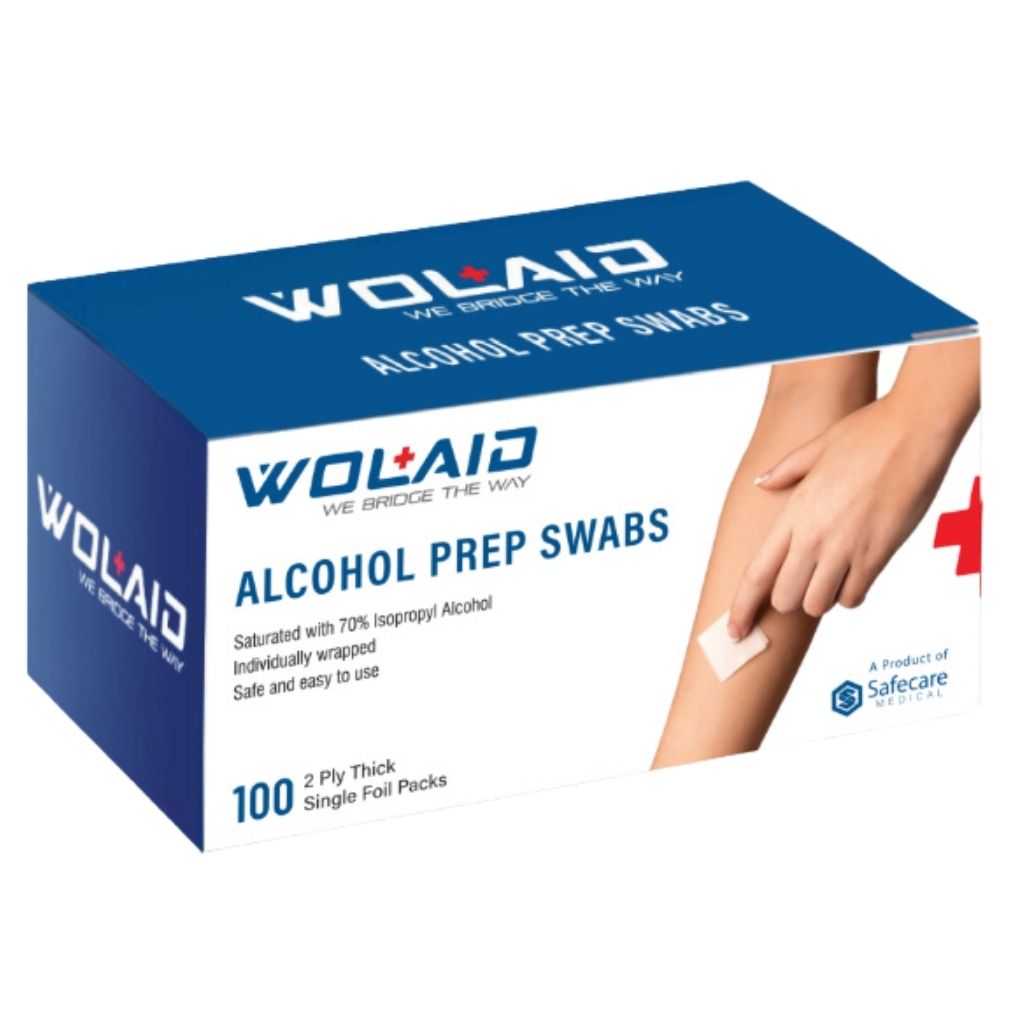 Wolaid Alcohol Prep Swabs 100S