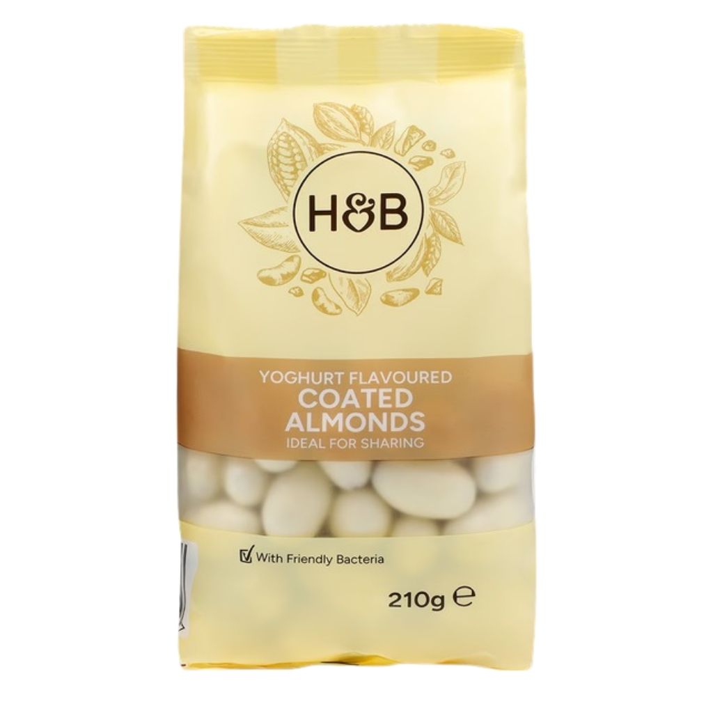 H&B Yoghurt Almonds 210G