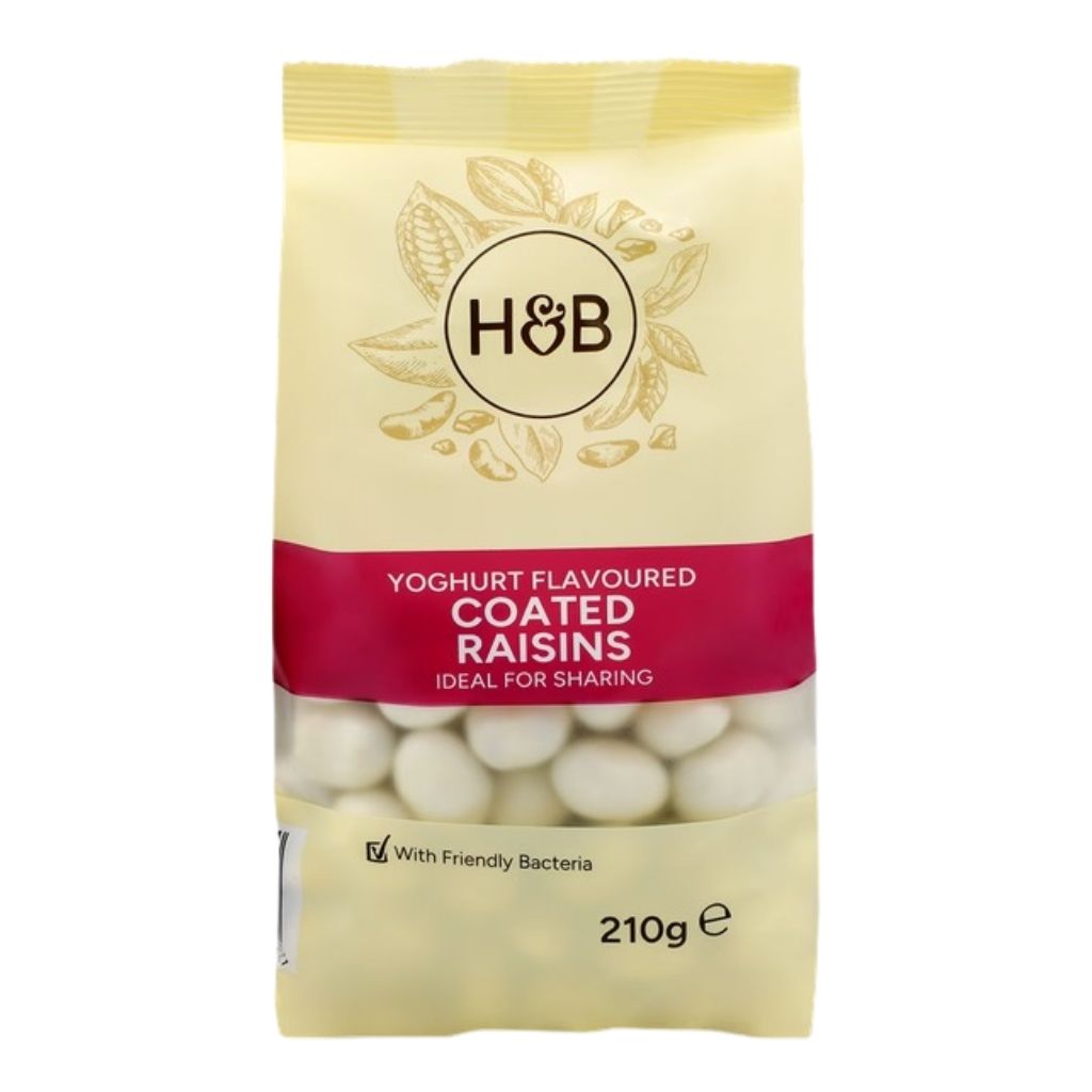 H&B Yoghurt Raisins 210G
