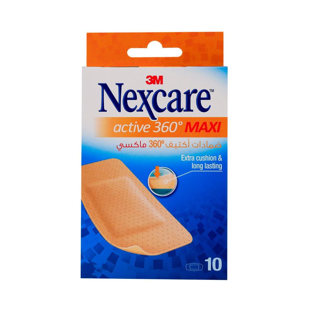 Back Image for 3M Nexcare Active Cushions Strip 10's