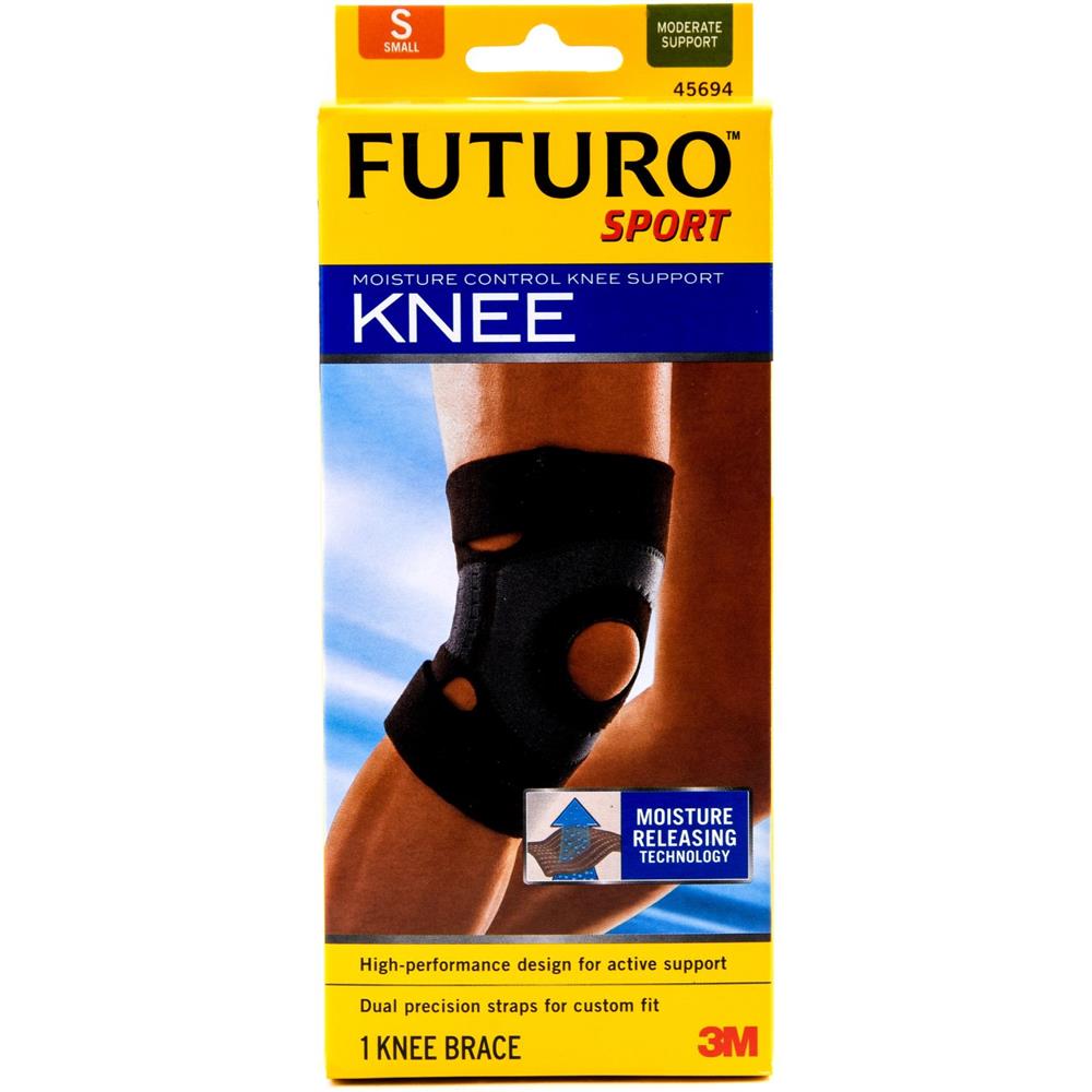 Back Image for 3M Futuro Sport Moisturizing Control Knee Support Small