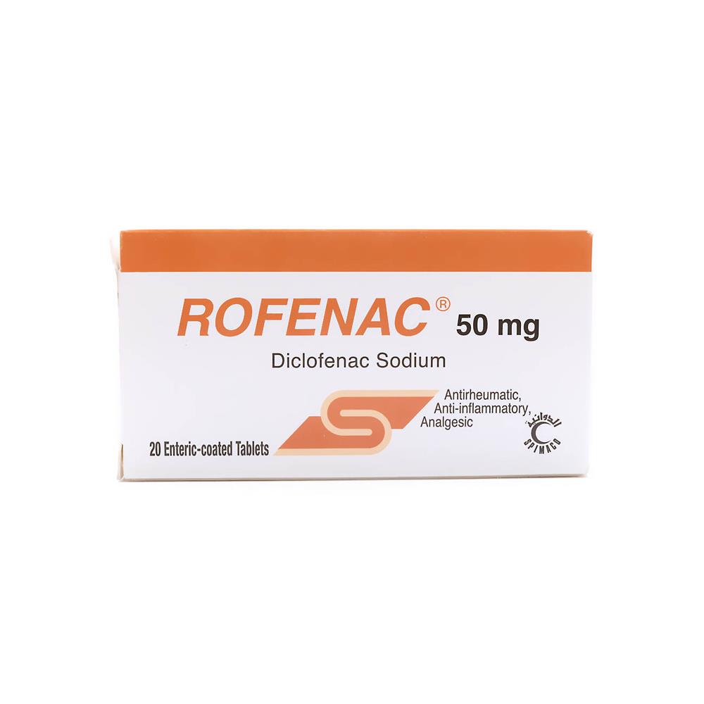 Rofenac 50mg Enteric-Coated Tablets 20's