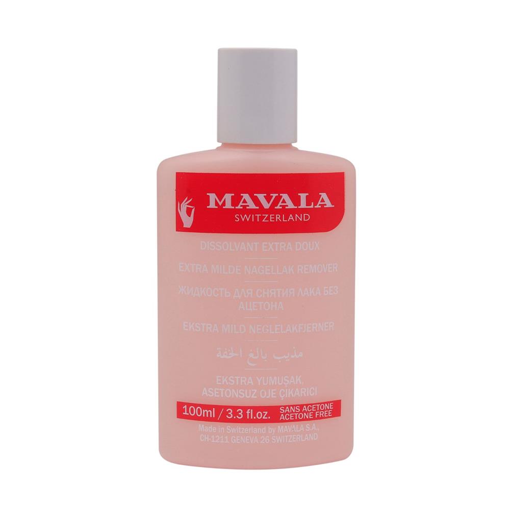 Back Image for Mavala Extra Mild Nail Polish Remover 100ml