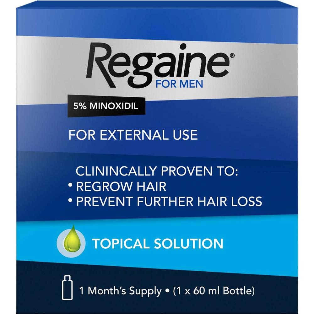 Regaine® For Men Extra Strength Scalp Solution 5% 60ml