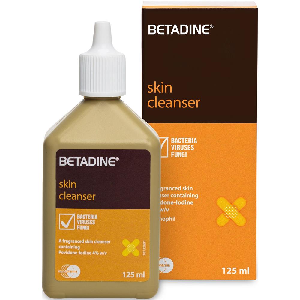 Betadine Skin Cleanser 125ml BinSina Pharmacy