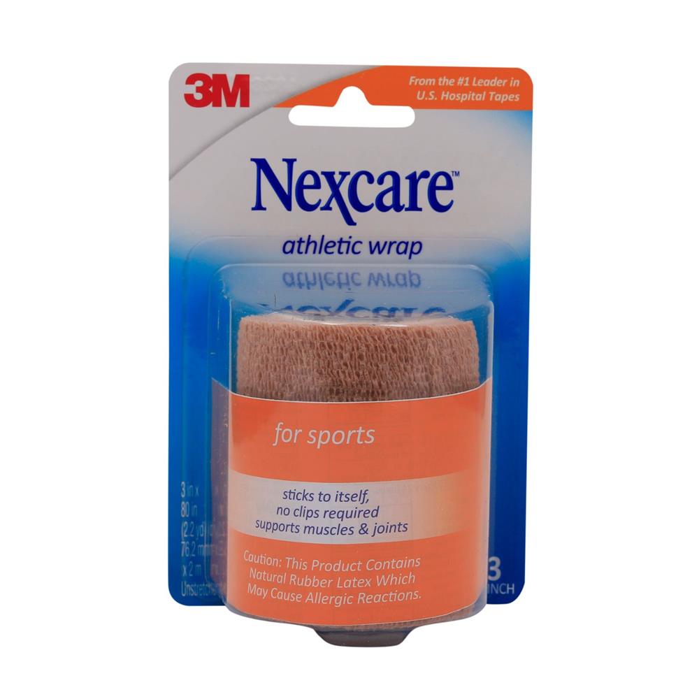 Back Image for 3M Nexcare Athletic Wrap Brown