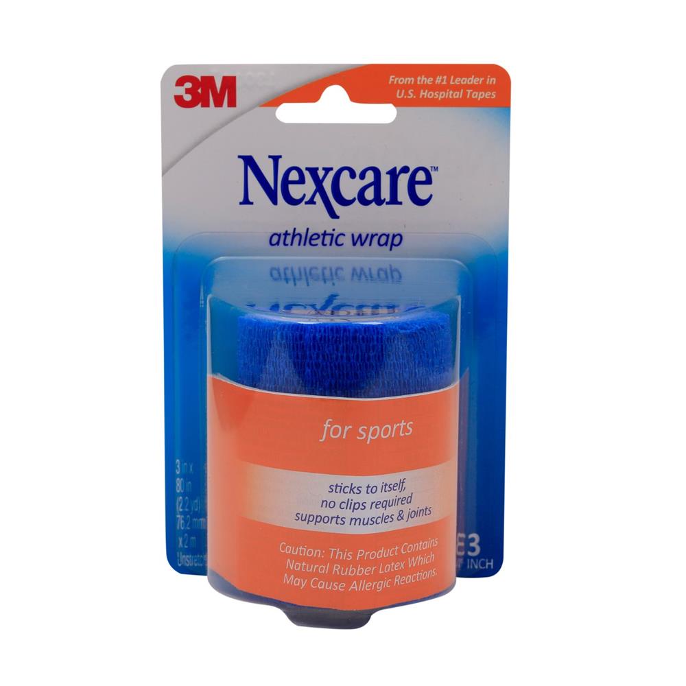 Back Image for 3M Nexcare Athletic Wrap Blue