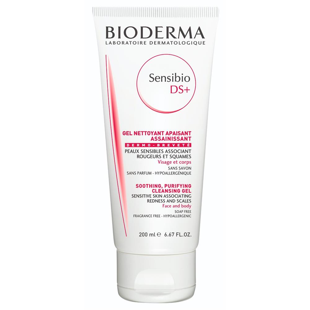 Bioderma Sensibio DS+ Soothing Purifying Cleansing Gel For Face & Body 200ml