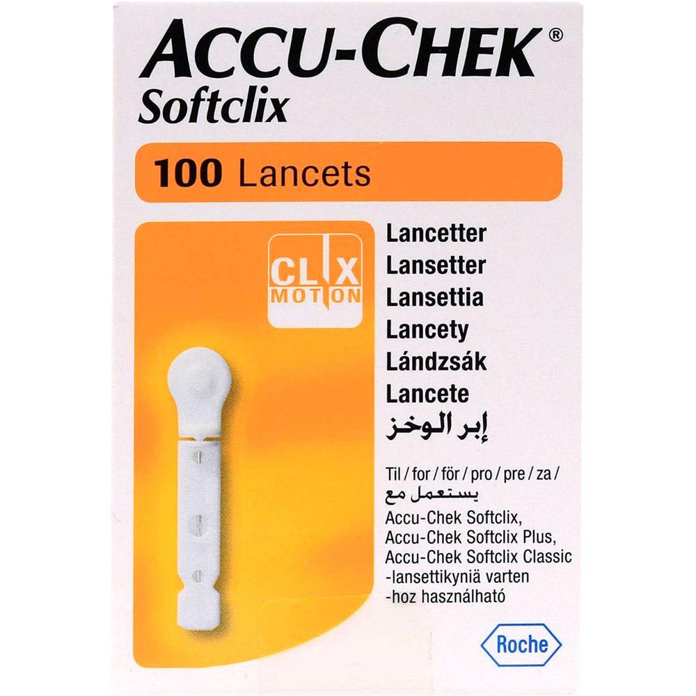 Back Image for Accu-Chek Softclix Lancets 100's