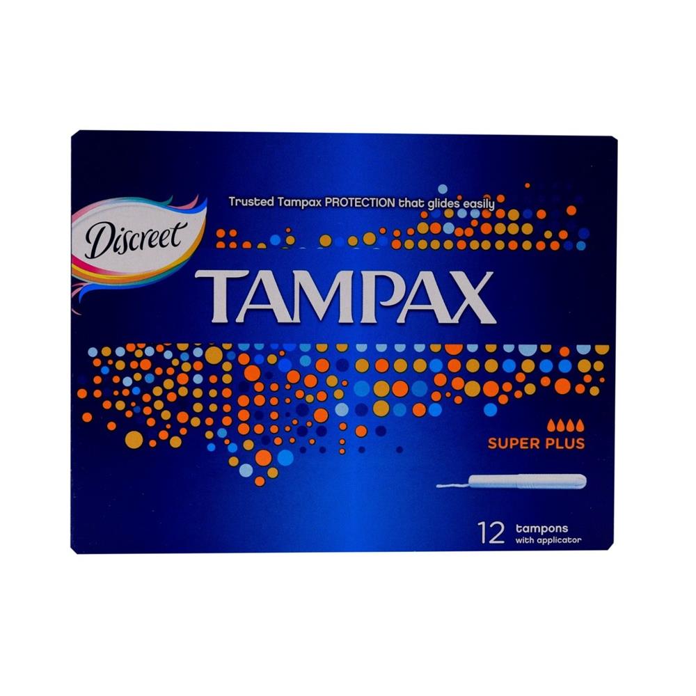 Tampax Tampons Super Plus, Pack of 12's