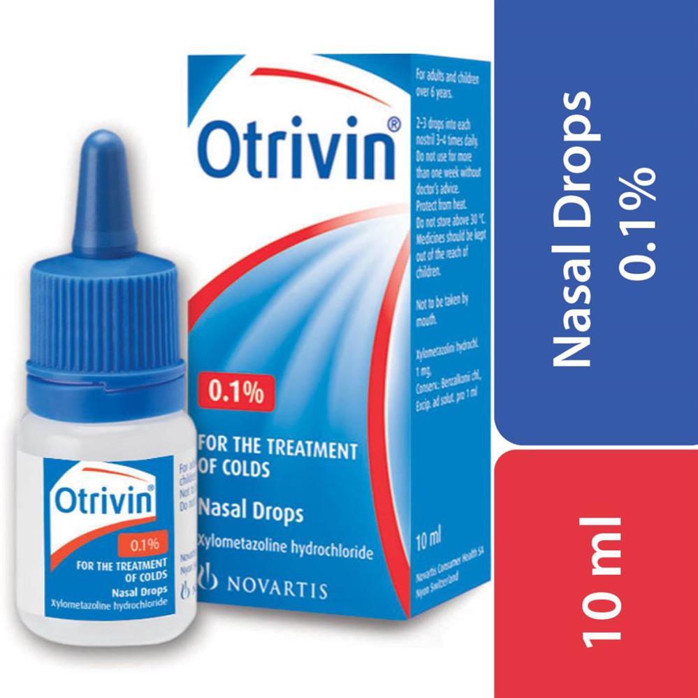 Back Image for Otrivin Nasal Drops Adult 0.1% 10ml