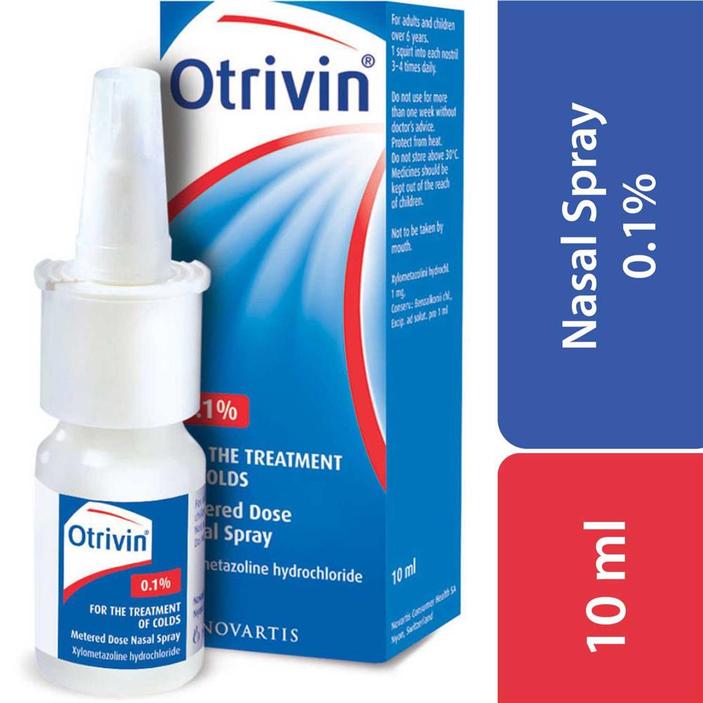 Back Image for Otrivin Adult Nasal Spray 1% 10ml