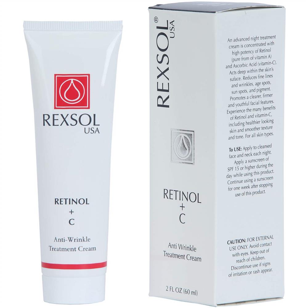 Back Image for Rexsol Retinol+ C Anti-Wrinkle Treatment Cream 60ml