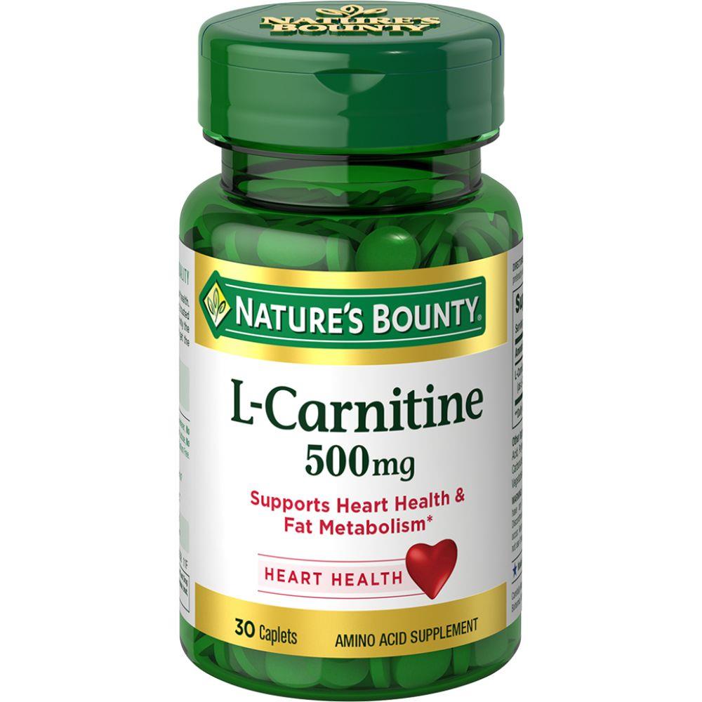 Nature's Bounty L-Carnitine 500mg Tablets 30's