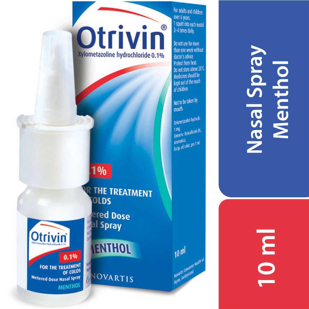 Back Image for Otrivin Menthol Nasal Spray 0.1% 10ml