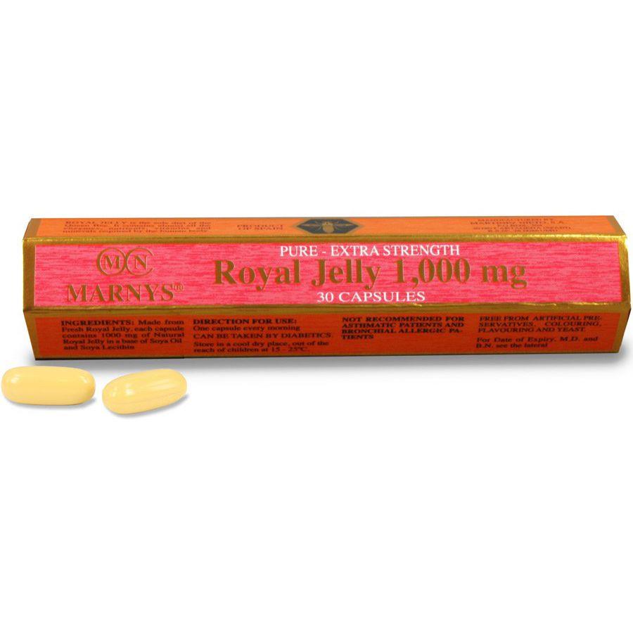 Marnys Royal Jelly 1000mg Capsules 30's