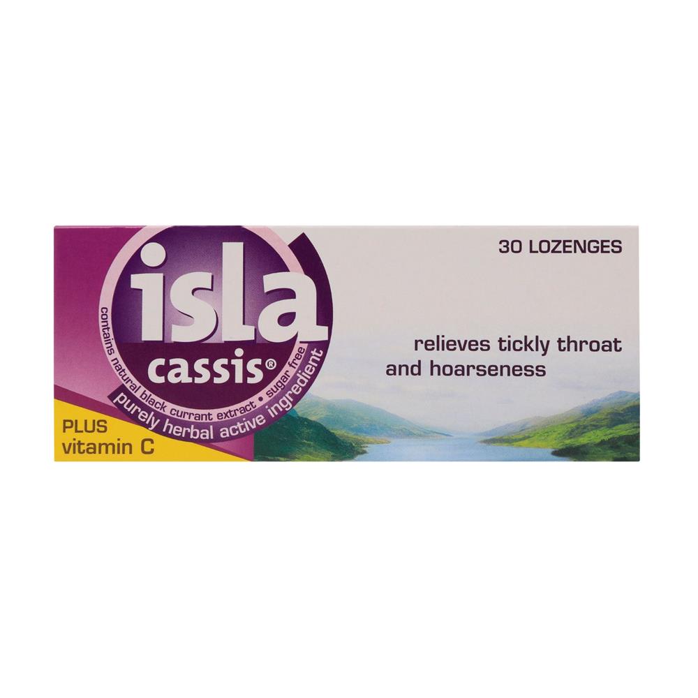 Back Image for Isla Cassis Lozenges 30's