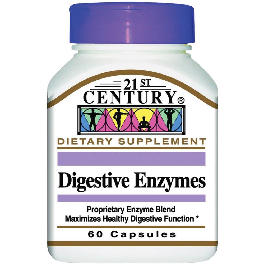 Back Image for 21St Century Digestive Enzymes Capsules 60's