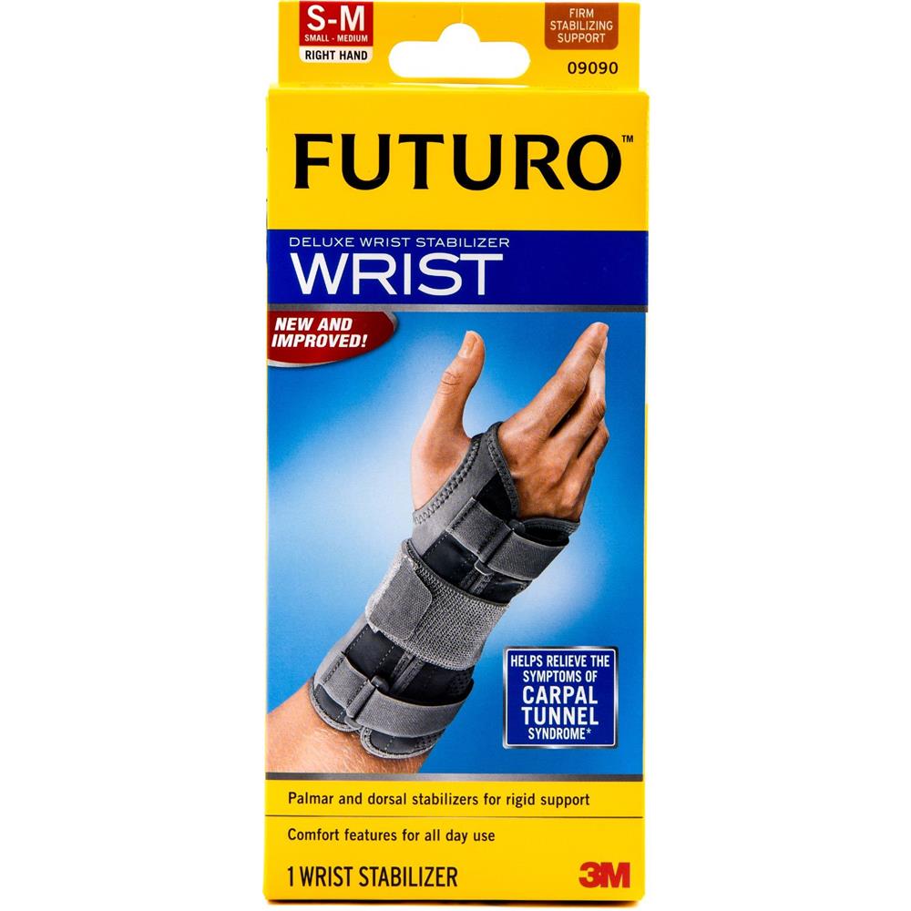 Back Image for 3M Futuro Deluxe Wrist Stabilizer Right Hand Small-Medium
