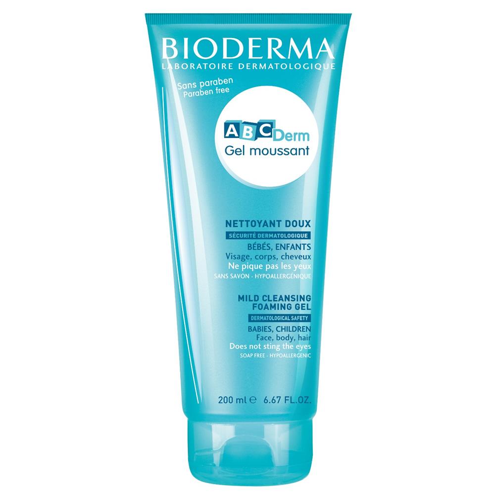 Bioderma ABCDerm Moussant Ultra-Gentle Soap-Free Baby Bathing Gel 200ml