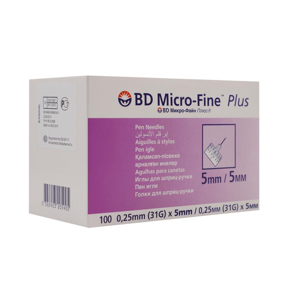 Back Image for BD MicroFine Needle For Insulin Pen 31gx5mm 100's