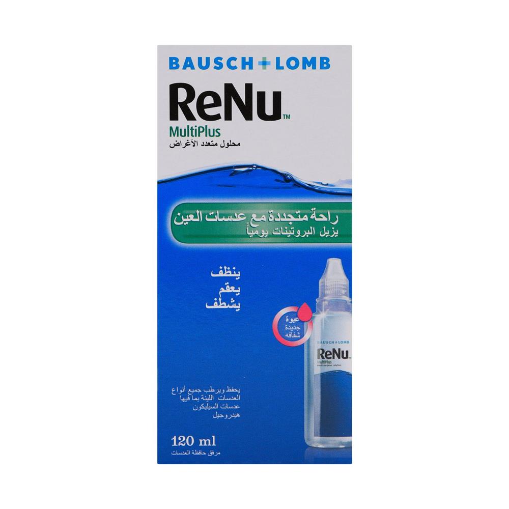 Back Image for Bausch And Lomb Renu Multiplus Multi Purpose Solution 120ml