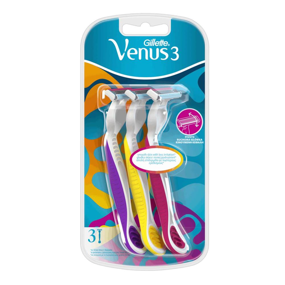 Gillette Simply Venus 3 Plus Disposable Razor 3's